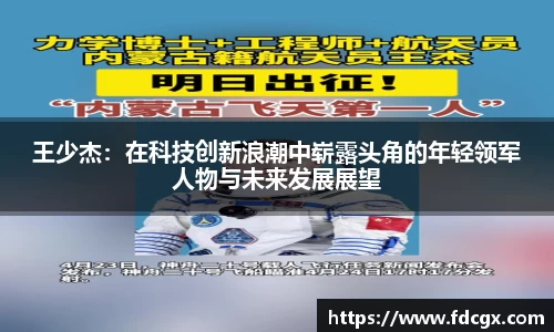 王少杰：在科技创新浪潮中崭露头角的年轻领军人物与未来发展展望